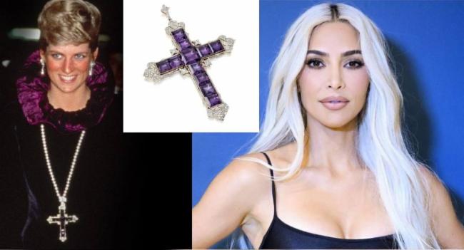 Kim Kardashian outbids many to buy Princess Diana’s famous jewelled cross for USD 200,000 at Sotheby’s auction